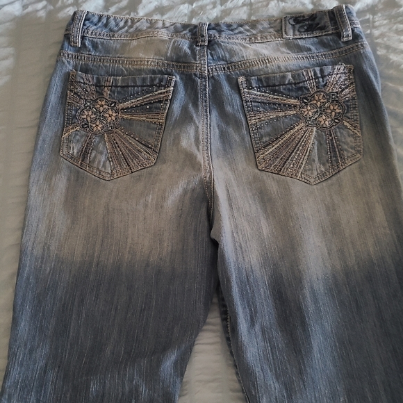 ××HP!!×× Code Bleu Jeans with Pocket Bling! - Picture 4 of 9